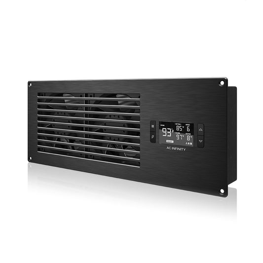 AC Infinity AIRFRAME T7-N Black Equipment Closet & Room Fan System 17" product image 1