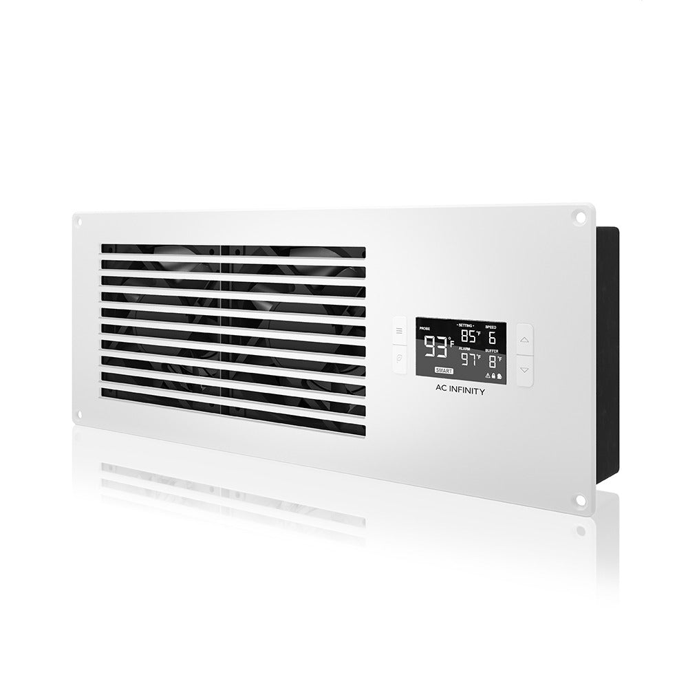 AC Infinity AIRFRAME T7 White Equipment Closet & Room Fan System 17" product image 1