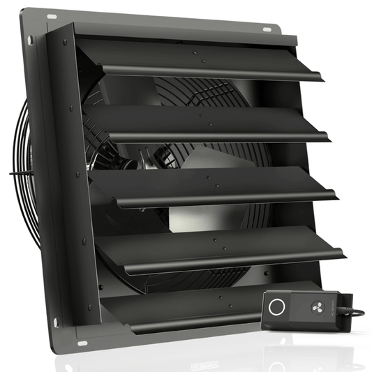 AC Infinity AIRLIFT S16, Shutter Exhaust Ventilation Fan 16", Speed Controller AC-ALS16 Climate Control 819137021464