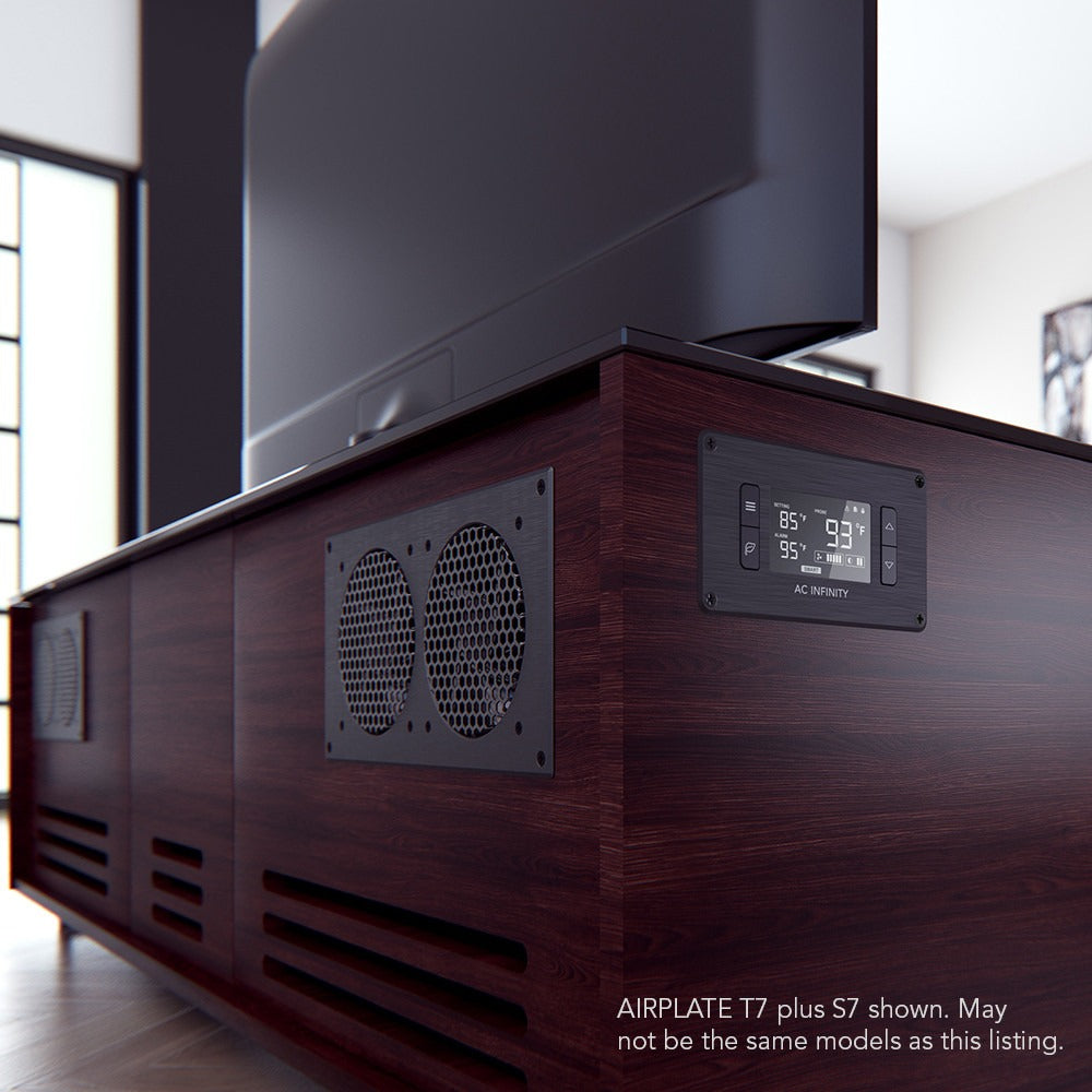 AC Infinity AIRPLATE T7, Quiet Cabinet Cooling Fan 12" w/ Temperature Controller product image 8