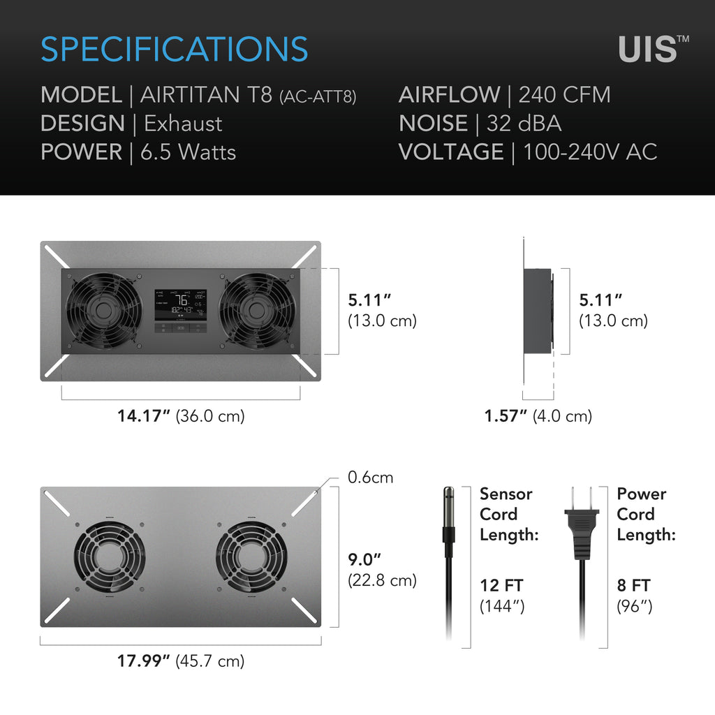 AC Infinity AIRTITAN T8 Crawlspace & Basement Ventilator Fan product image 7