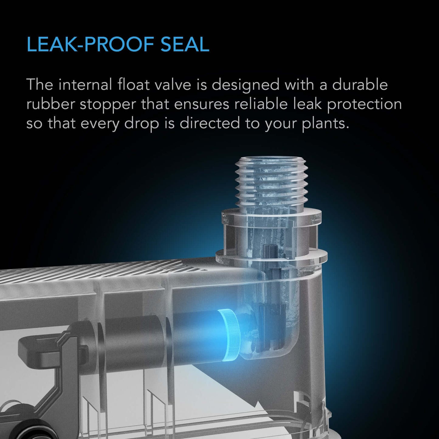 AC Infinity Auto-Fill Upgrade Valve Kit for Self-Watering Base Enables product image 5