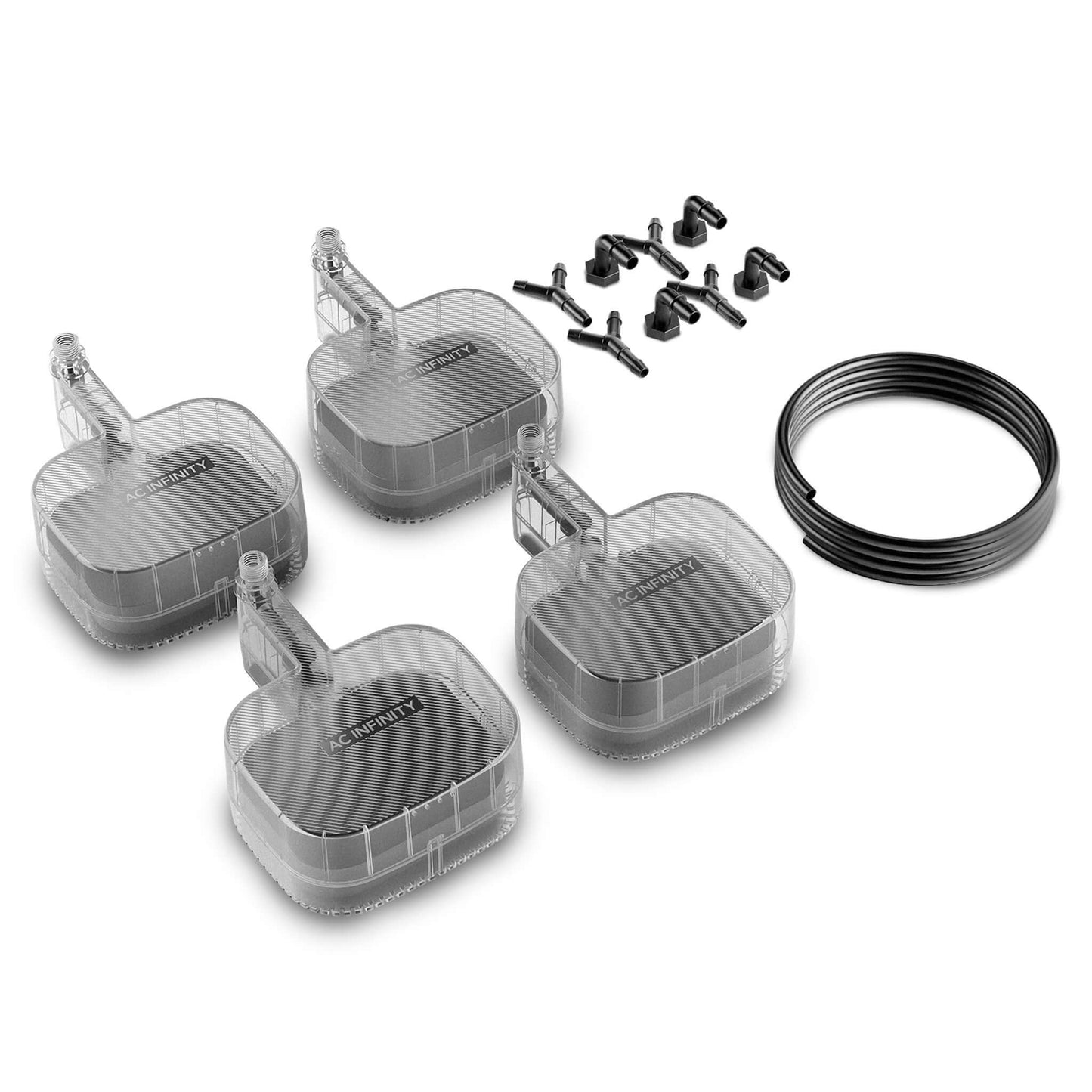 AC Infinity Auto-Fill Upgrade Valve Kit for Self-Watering Base, Enables Automatic Refills from Larger Reservoir, 4-Pack