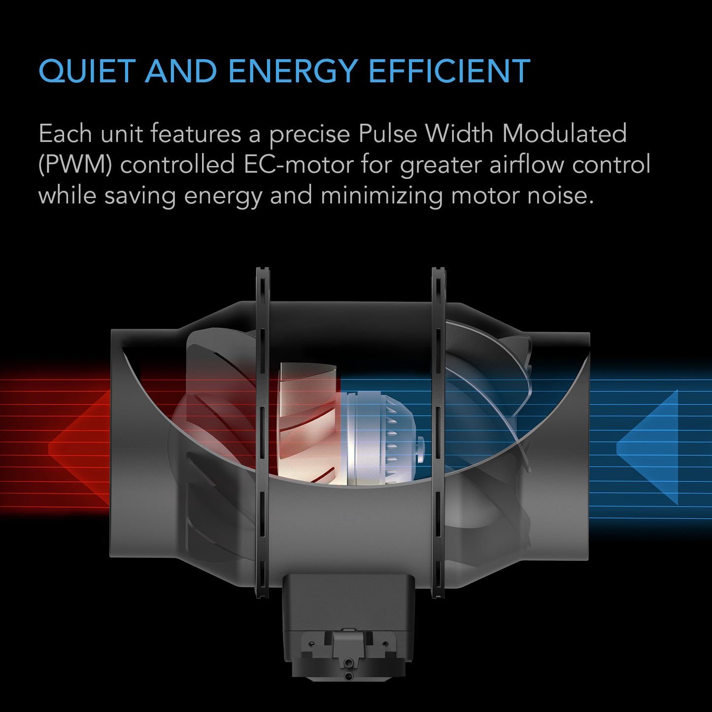 AC Infinity Automatic Booster Duct Fan Inline Fan w/ Pressure Switch product image 4