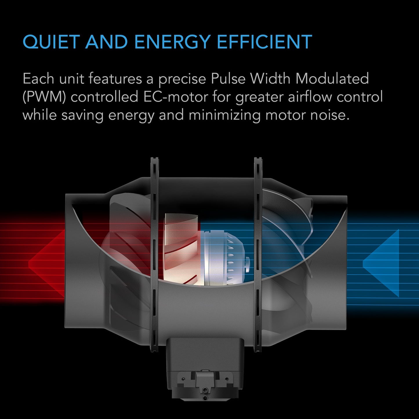 AC Infinity Automatic Booster Duct Fan Inline Fan w/ Pressure Switch product image 7