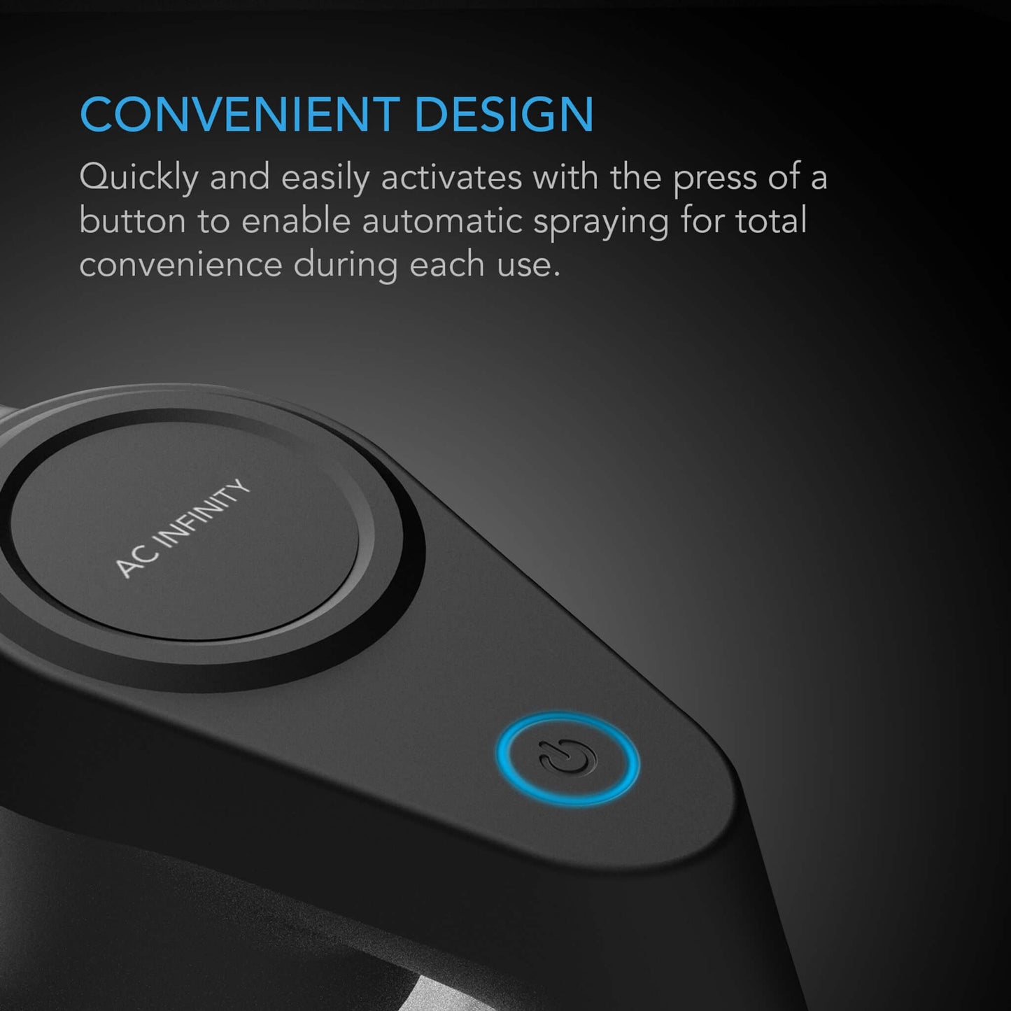 AC Infinity Automatic Water Sprayer, 2-Liter Electric Mister, Frost