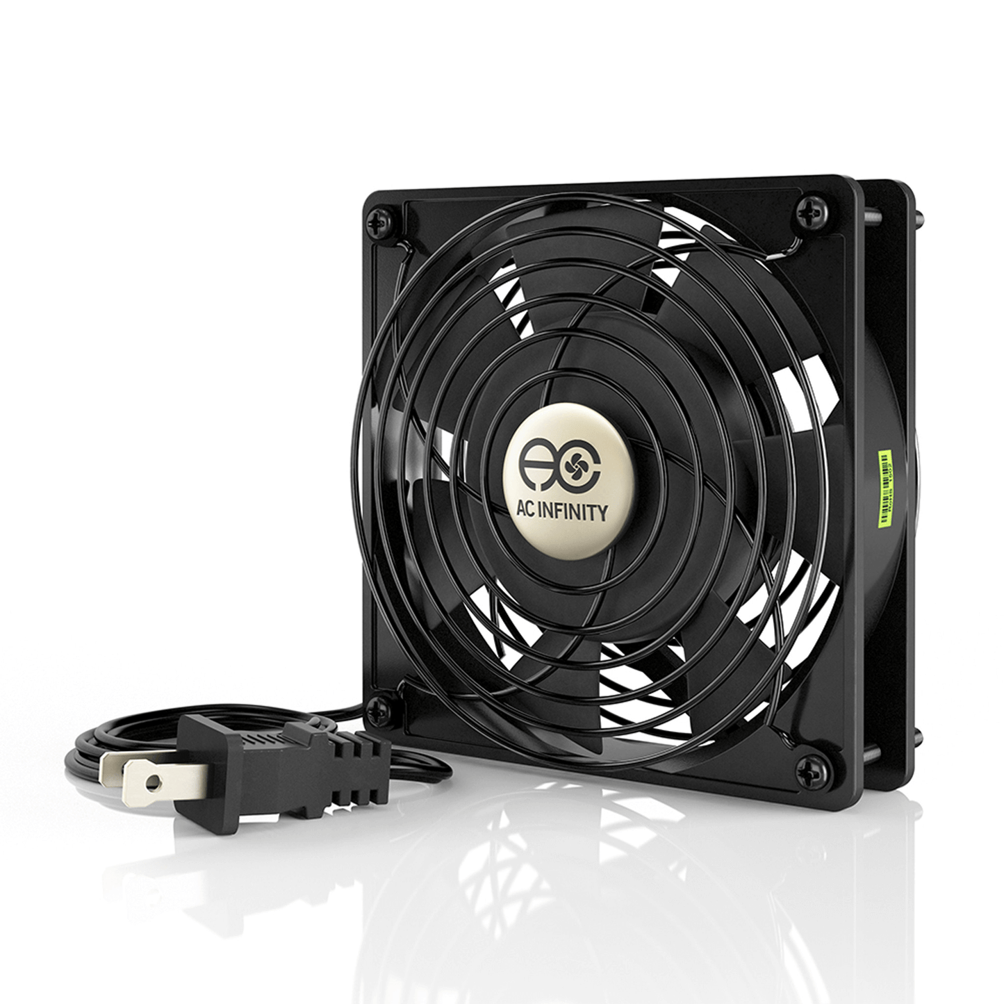 AC Infinity AXIAL 1225, Muffin 120V AC Cooling Fan, 120mm x 120mm x 25mm, Low Speed | LS1225A-X | Grow Tents Depot | Climate Control | 854759004211