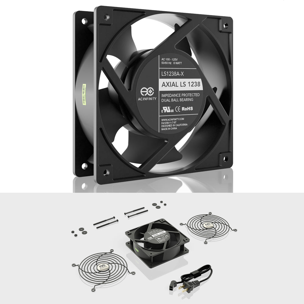 AC Infinity AXIAL LS1238 Muffin 120V AC Cooling Fan 120mm x 120mm product image 2