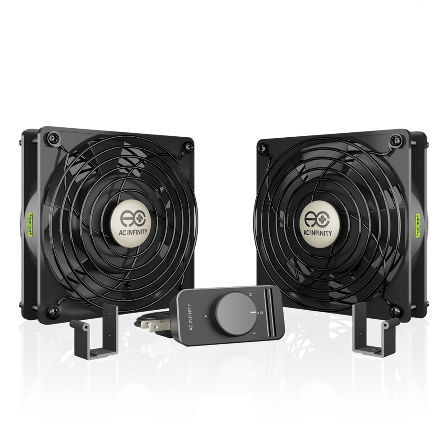 AC Infinity AXIAL S1225D, Muffin 120V AC Cooling Fan, Dual 120mm x 120mm x 25mm | AI-120SCXD | Grow Tents Depot | Climate Control | 854759004150