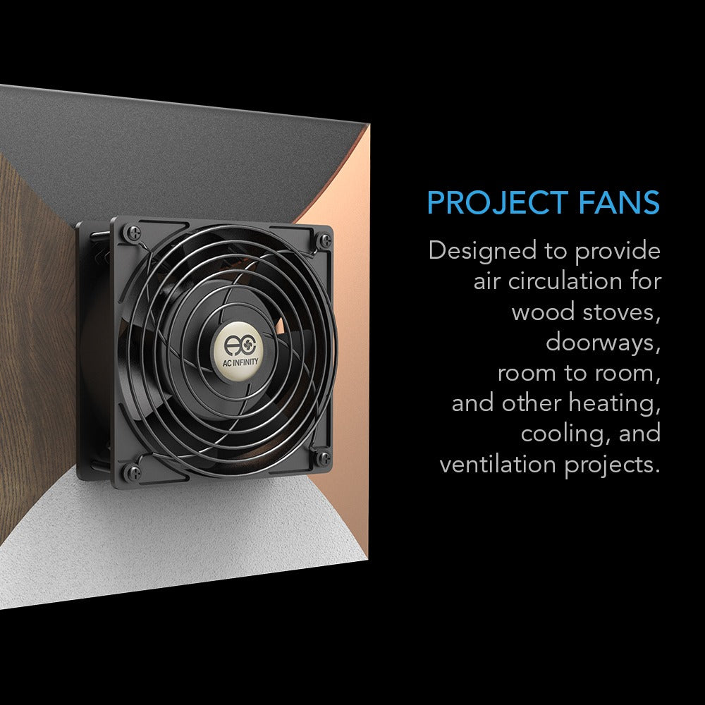 AC Infinity AXIAL S1238 Muffin 120V AC Cooling Fan 120mm x 120mm product image 2