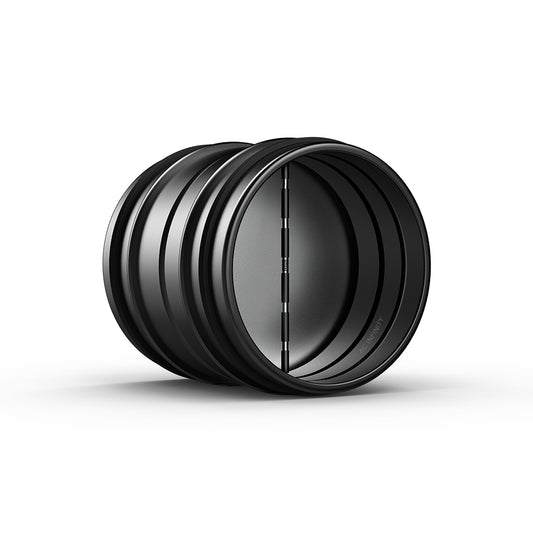 AC Infinity Backdraft Damper Ducting Insert 4-Inch Black Galvanized product image 1