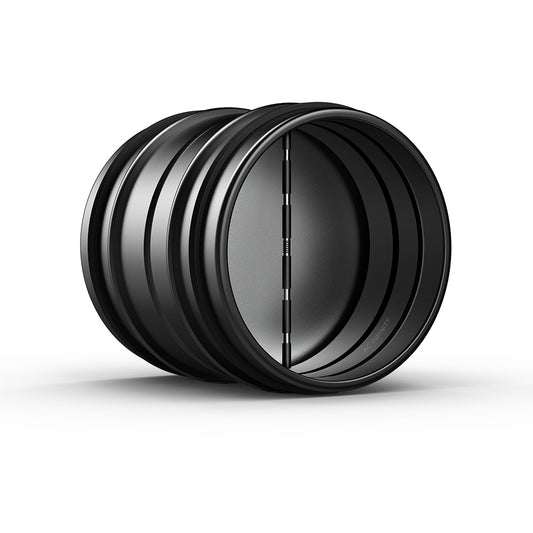 AC Infinity Backdraft Damper Ducting Insert 6-Inch Black Galvanized product image 1