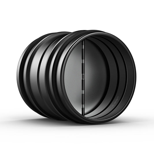 AC Infinity Backdraft Damper Ducting Insert 8-Inch Black Galvanized product image 1