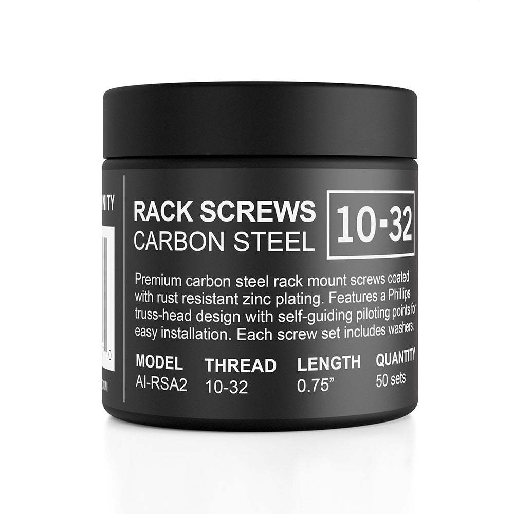 AC Infinity Carbon Steel Rack Screws 50-Piece Set, 10/32 product image 3