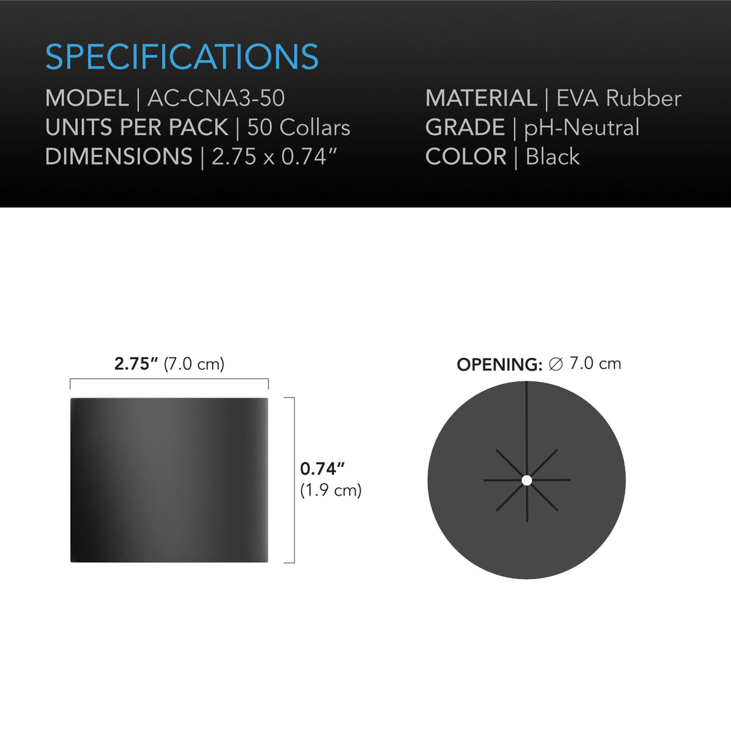 AC Infinity Clone Collars Disc Inserts w/ 8-Spoke Design 3-Inch product image 6