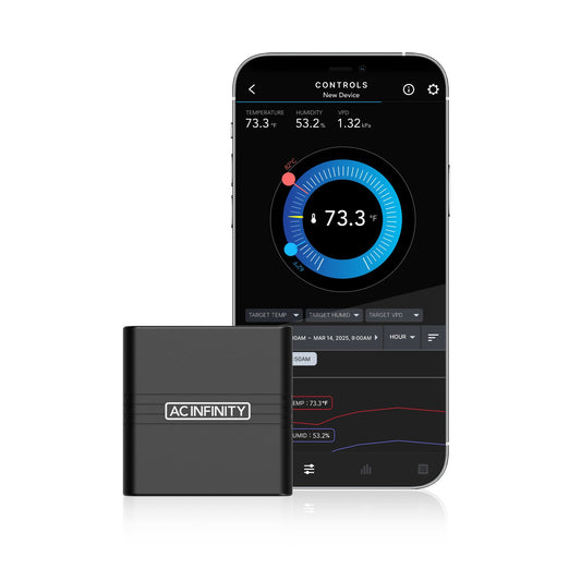 AC Infinity CLOUDCOM A2 Mini Smart Thermo-Hygrometer w/ Data App product image 1