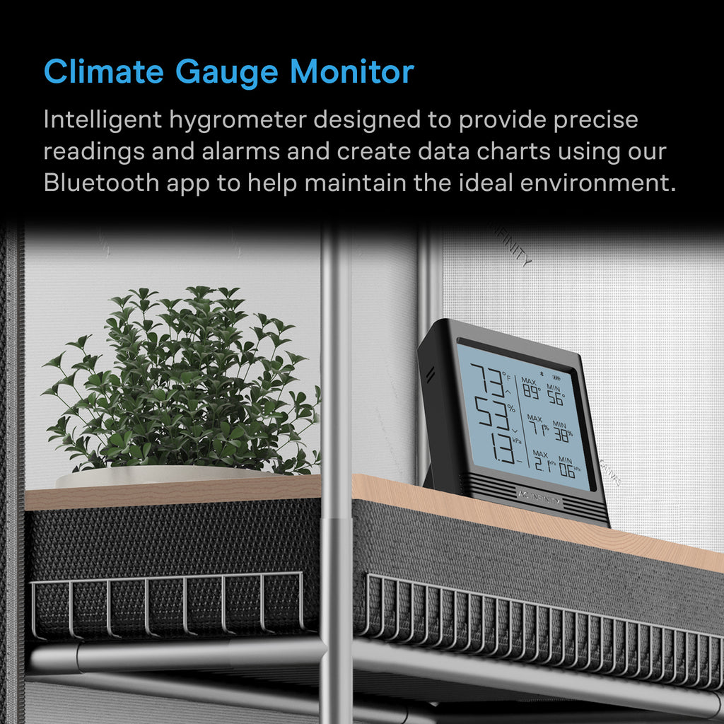 AC Infinity CLOUDCOM B2 Smart Thermo-Hygrometer w/ Data App Integrated product image 2