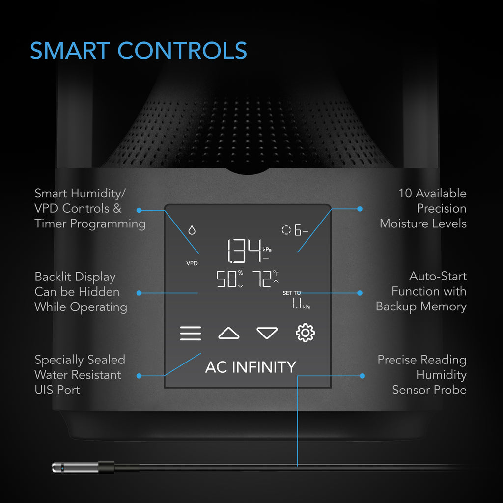 AC Infinity CLOUDFORGE T3 Environmental Plant Humidifier 4.5L Smart product image 3