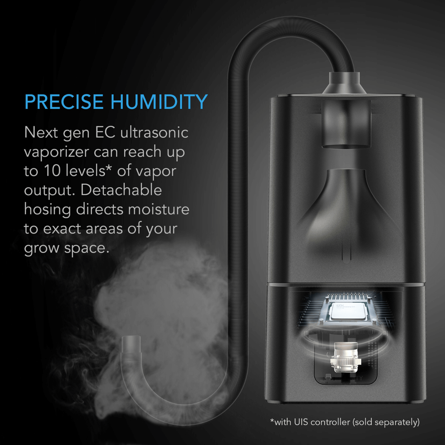 AC Infinity CLOUDFORGE T7, Environmental Plant Humidifier, 15L, Smart Controls, Targeted Vaporizing AC-CFT7 Accessories