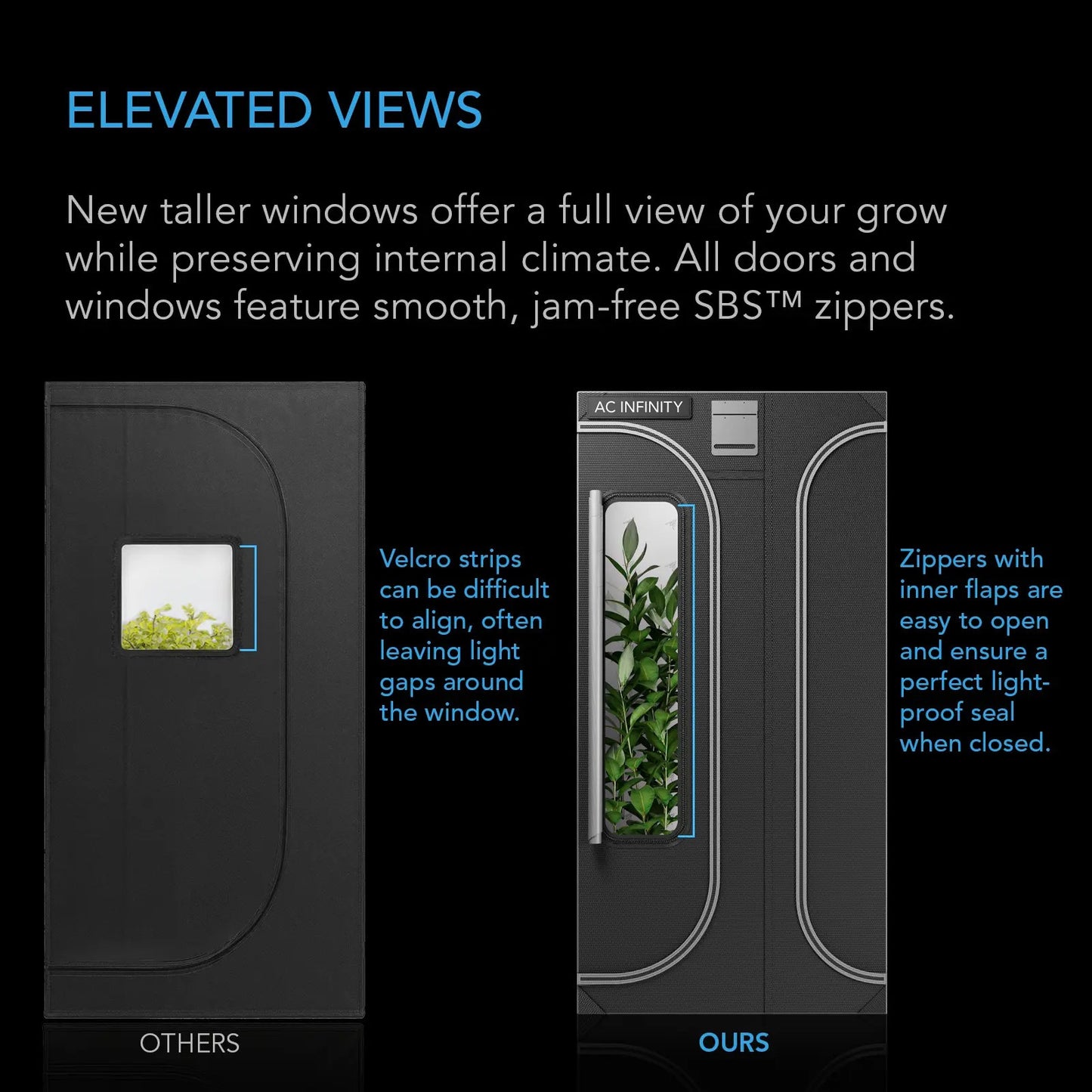 AC Infinity CLOUDLAB 632D 2-in-1 Advance Grow Tent 3x2 2000D Mylar product image 5