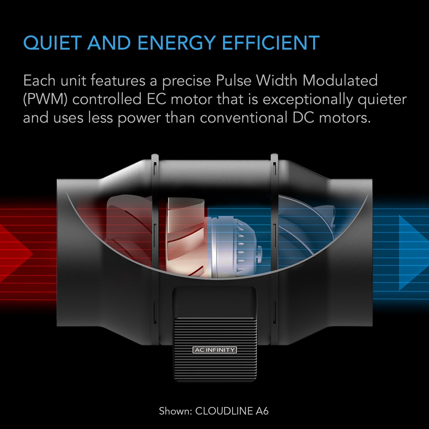 AC Infinity CLOUDLINE H4 Inline Fan w/ Speed Controller product image 14