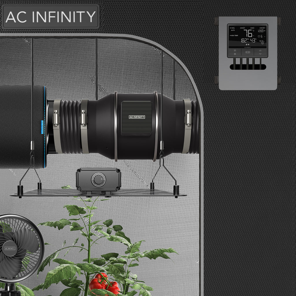 AC Infinity CLOUDLINE T12 Quiet Inline Duct Fan System w/ Temperature product image 7