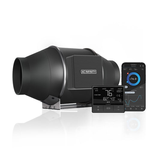 AC Infinity CLOUDLINE T4 Quiet Inline Duct Fan System w/ Temperature product image 1
