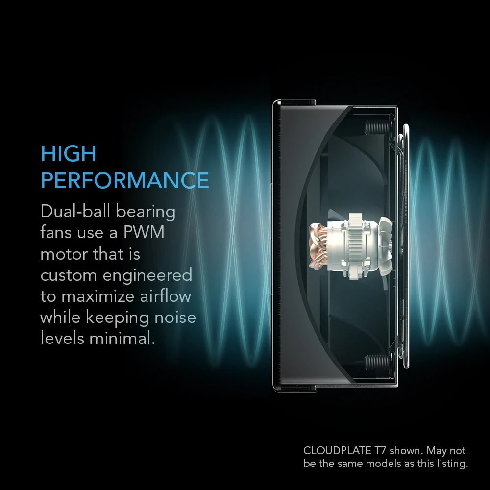 AC Infinity CLOUDPLATE T7-N, Quiet Rack Cooling Fan System, 2U Intake product image 4