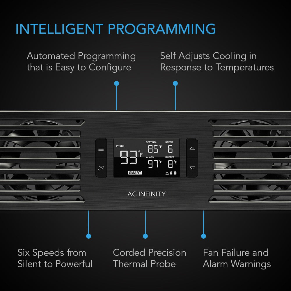 AC Infinity CLOUDPLATE T7, Quiet Rack Cooling Fan System, 2U Exhaust product image 3
