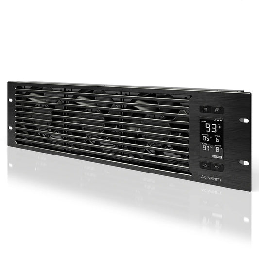 AC Infinity CLOUDPLATE T9-N, Quiet Rack Cooling Fan System, 3U Intake product image 1