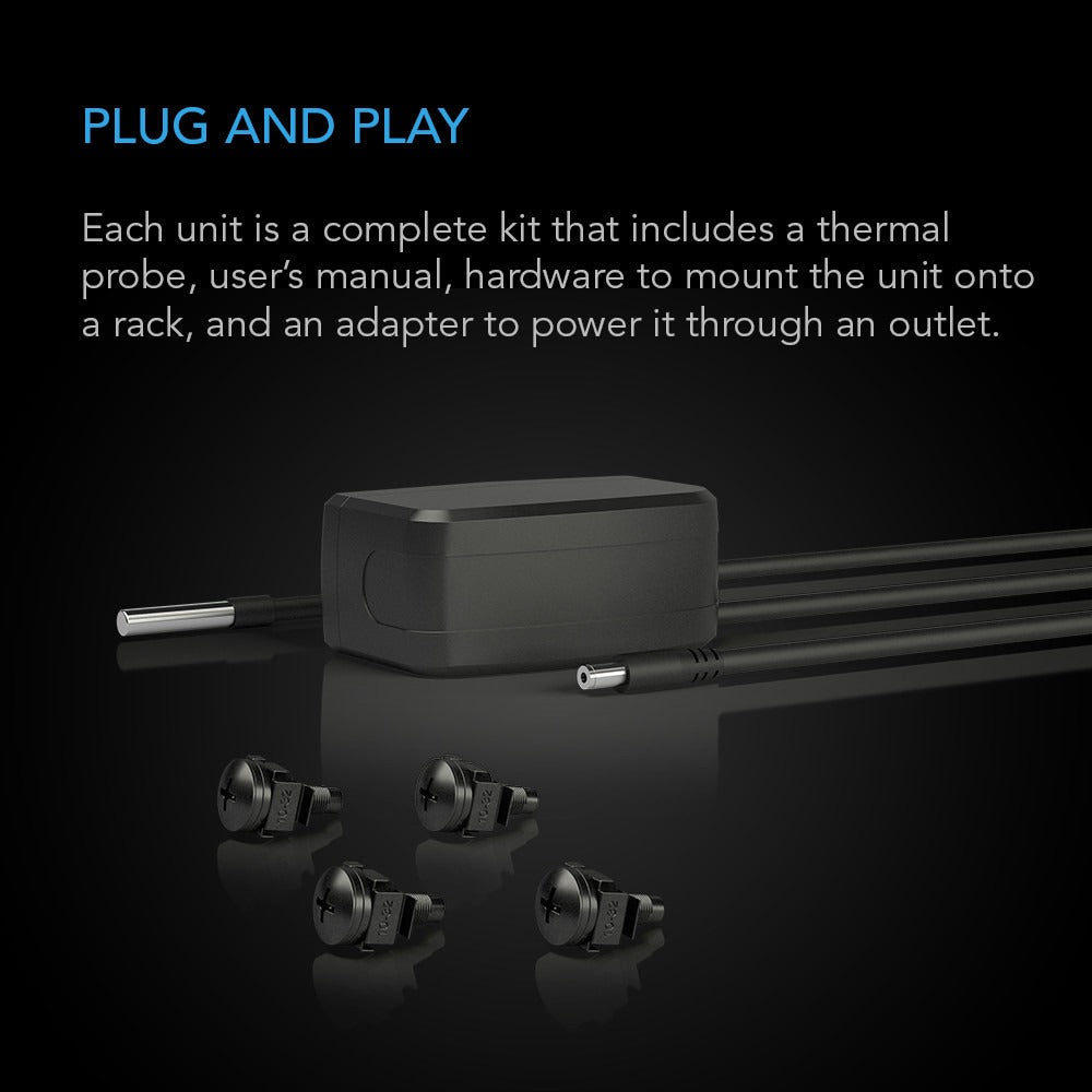 AC Infinity CLOUDPLATE T9-N, Quiet Rack Cooling Fan System, 3U Intake product image 5