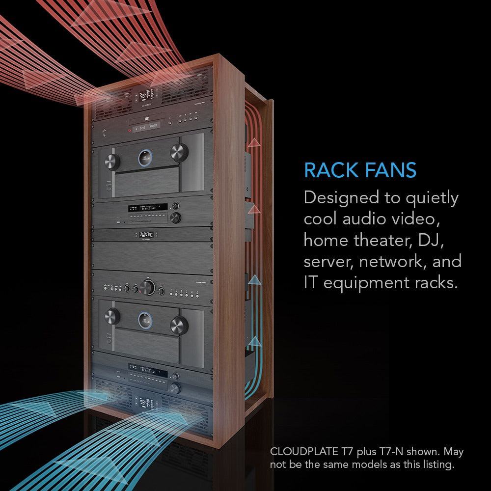 AC Infinity CLOUDPLATE T9, Quiet Rack Cooling Fan System, 3U Exhaust product image 2