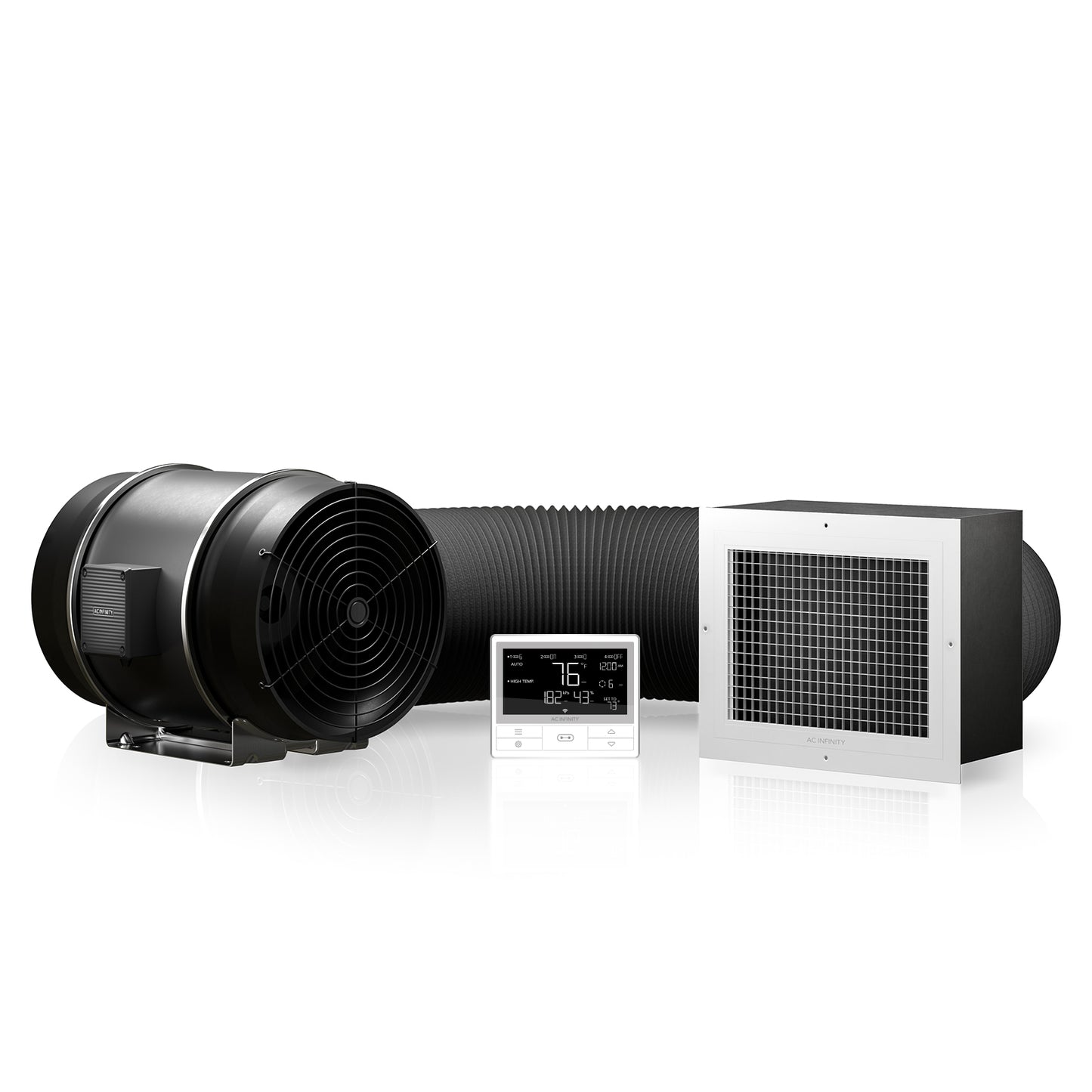 AC Infinity CLOUDWAY T12 Whole House EC Fan 1600 CFM Energy Efficient product image 1