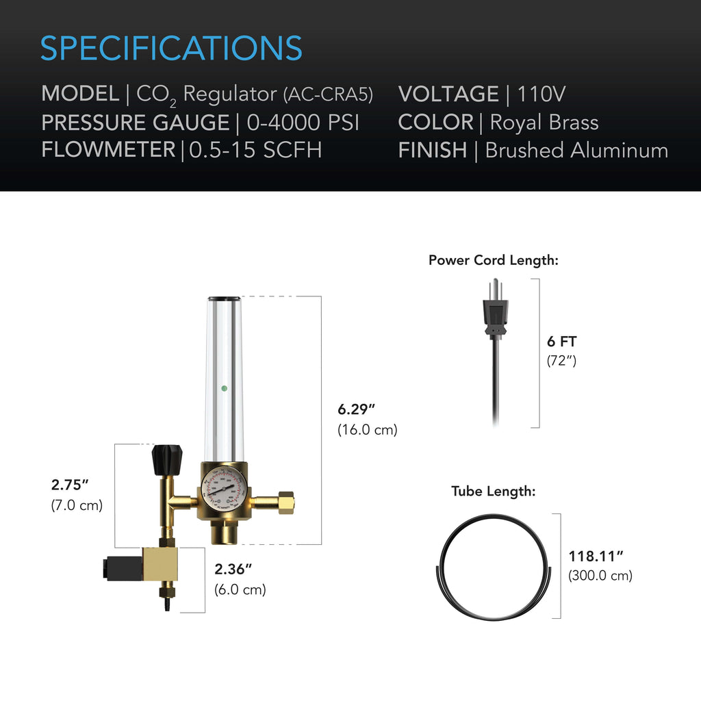 AC Infinity CO2 Regulator Carbon Dioxide Monitor w/ Solenoid Valve product image 6