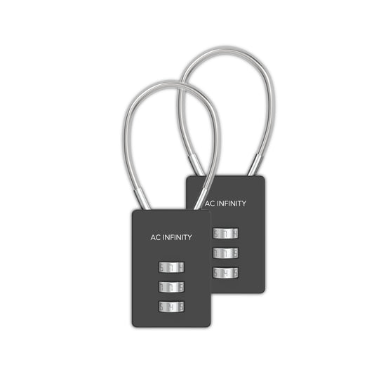 AC Infinity Combination Lock Flexible Steel Cable Loop 2-Pack product image 1