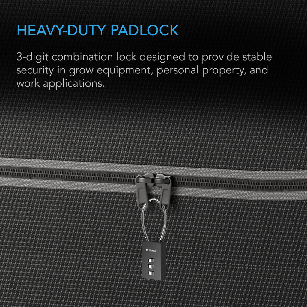 AC Infinity Combination Lock Flexible Steel Cable Loop 2-Pack product image 2