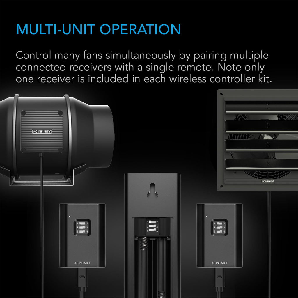 AC Infinity CONTROLLER 63 Wireless Remote Fan Controller product image 4