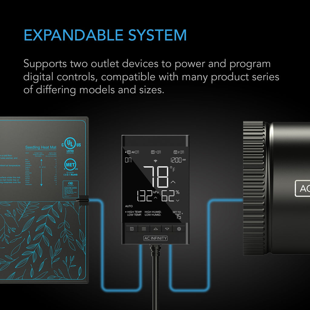 AC Infinity CONTROLLER 79 PRO Independent Programs for Two Devices product image 5