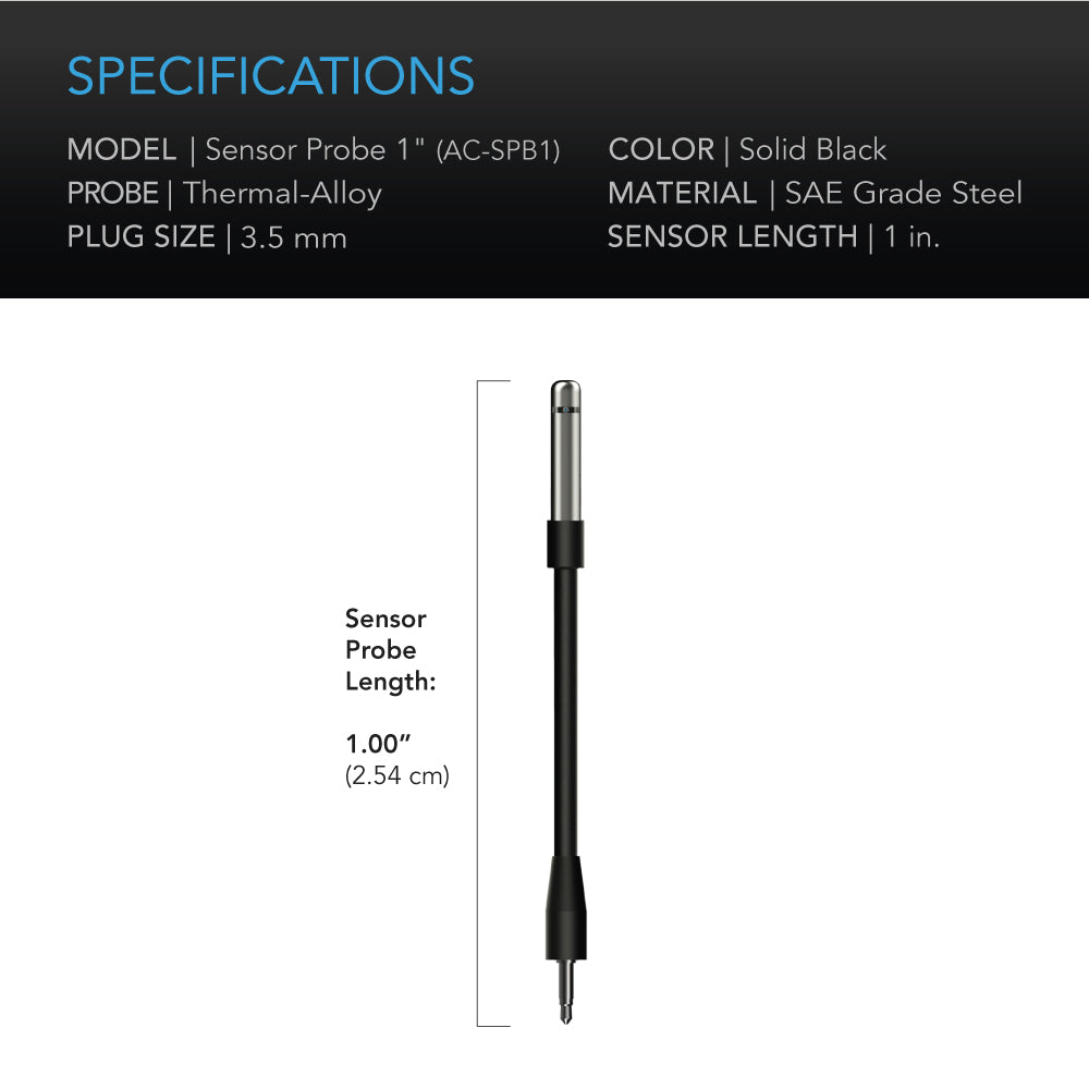AC Infinity Controller Sensor Probe 1" Corded Climate Detector product image 5