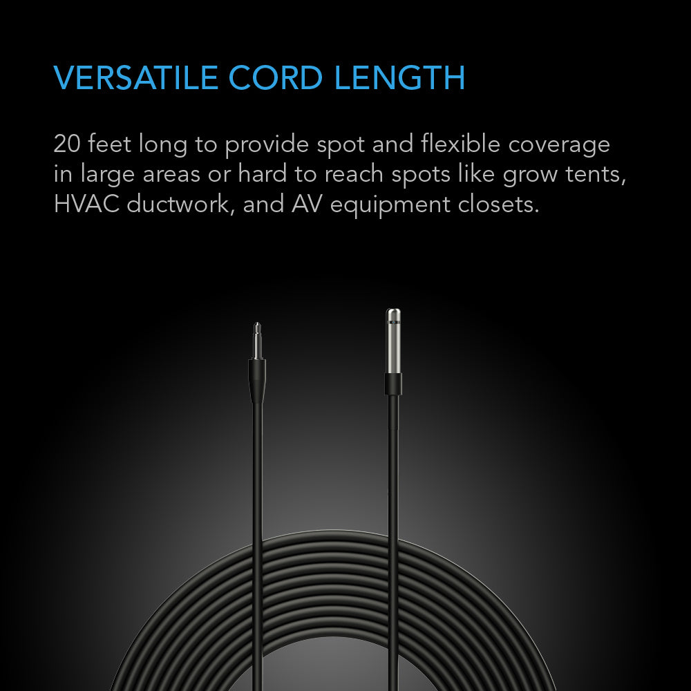 AC Infinity Controller Sensor Probe 20' Corded Climate Detector product image 3