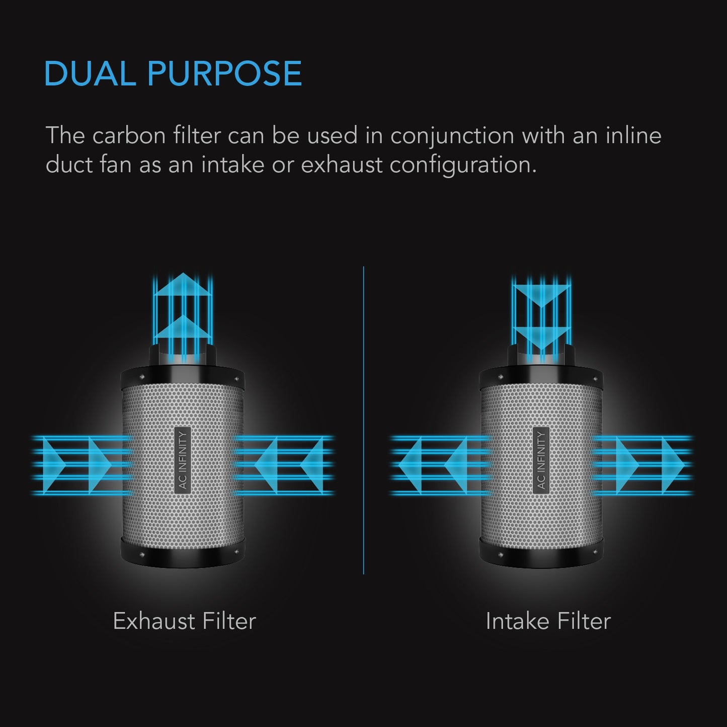 AC Infinity Duct Carbon Filter Australian Charcoal 12-Inch product image 4