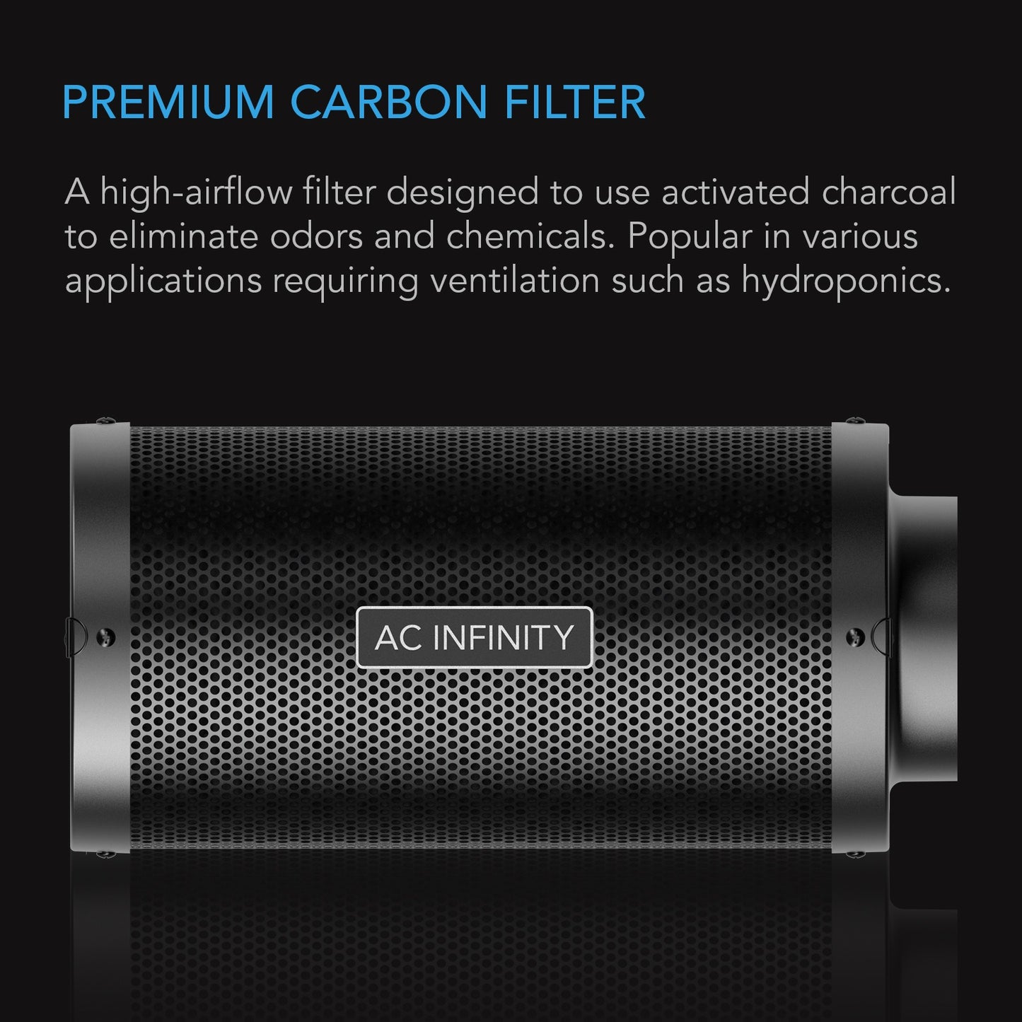 AC Infinity Duct Carbon Filter Australian Charcoal 4-Inch product image 2