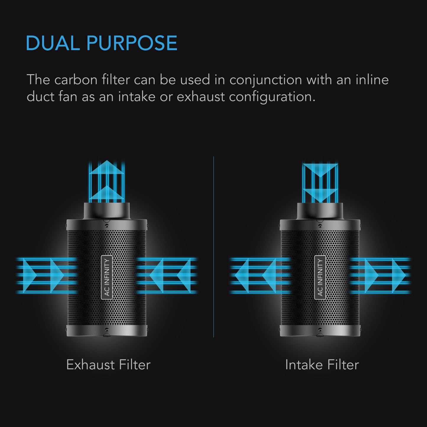 AC Infinity Duct Carbon Filter Australian Charcoal 4-Inch product image 5
