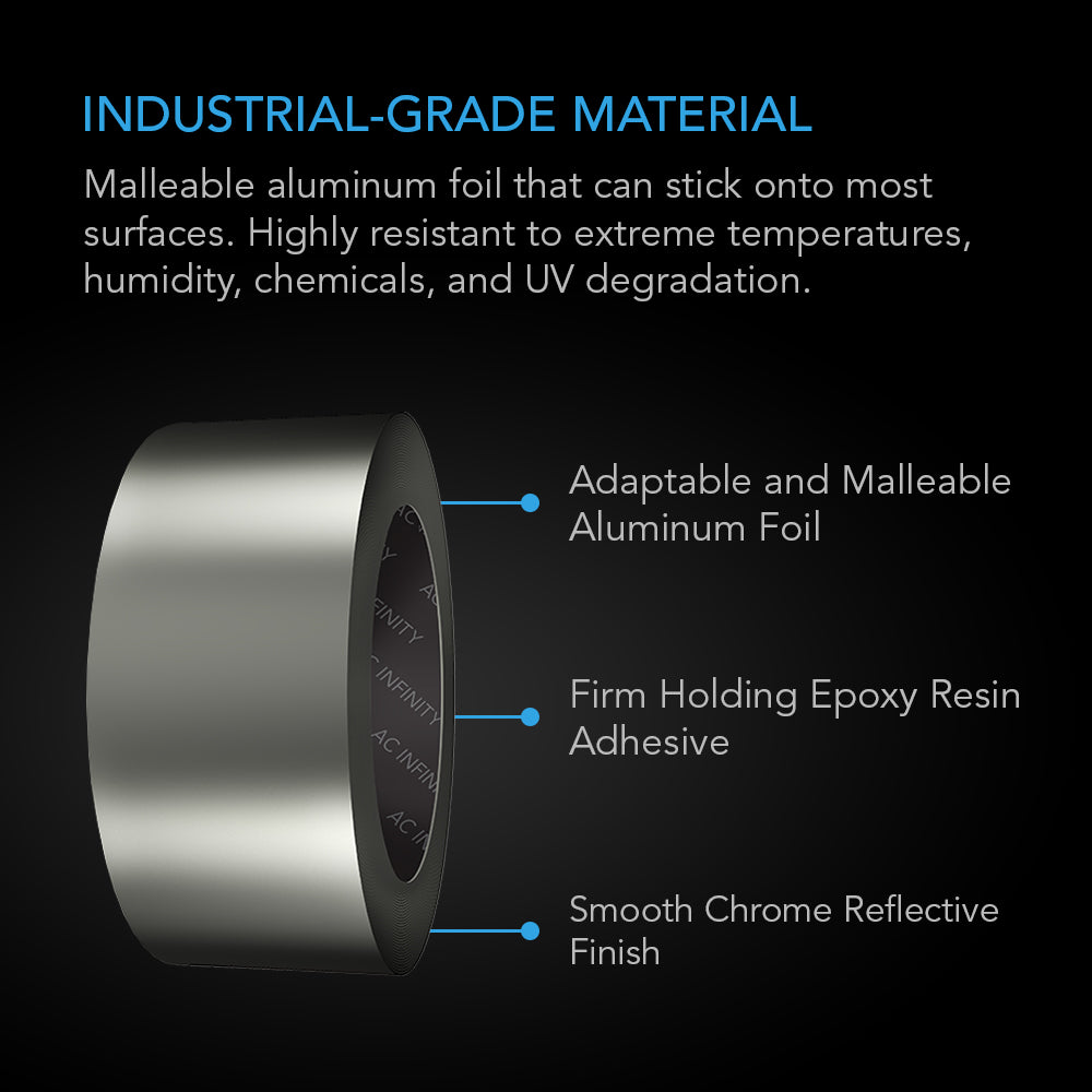 AC Infinity Ducting Tape 50-Yard Aluminum Foil product image 3