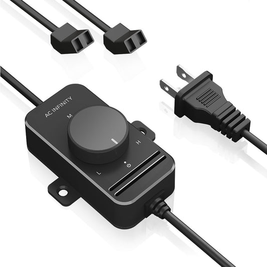 AC Infinity Fan Speed Controller for AC Axial Muffin Fans Dual product image 1