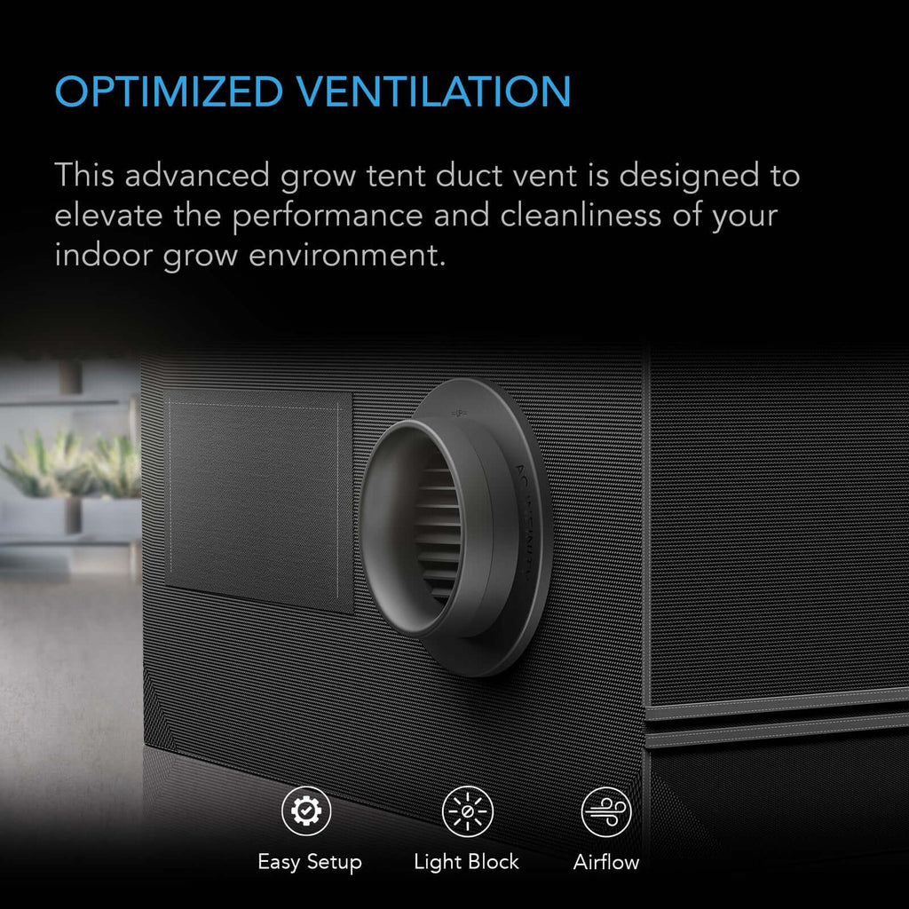AC Infinity Grow Tent Duct Vent Attachment 6-Inch 2 Pack product image 2