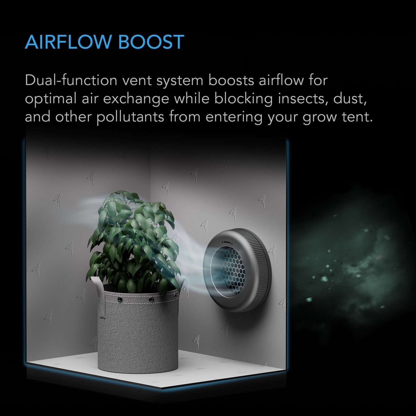 AC Infinity Grow Tent Duct Vent Attachment 6-Inch 2 Pack product image 4