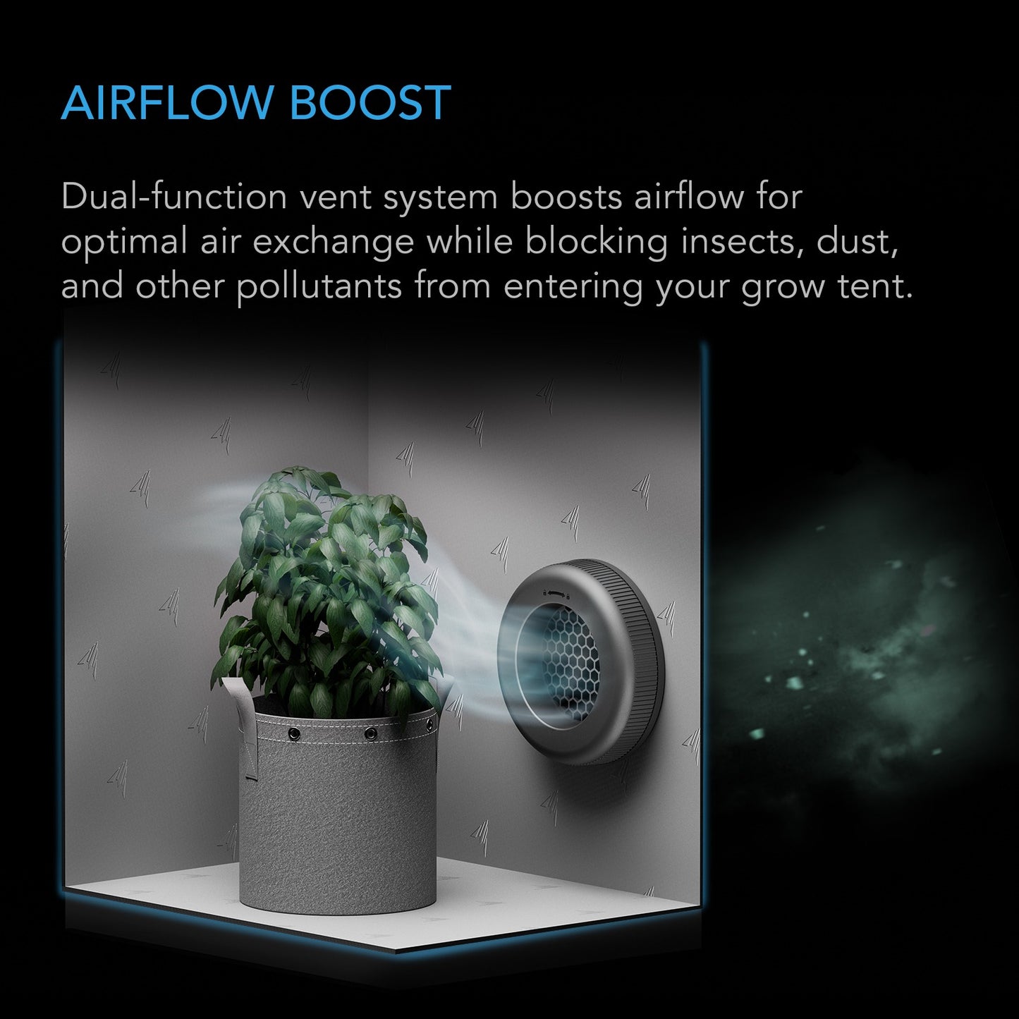 AC Infinity Grow Tent Duct Vent Attachment 6-Inch 2 Pack product image 4