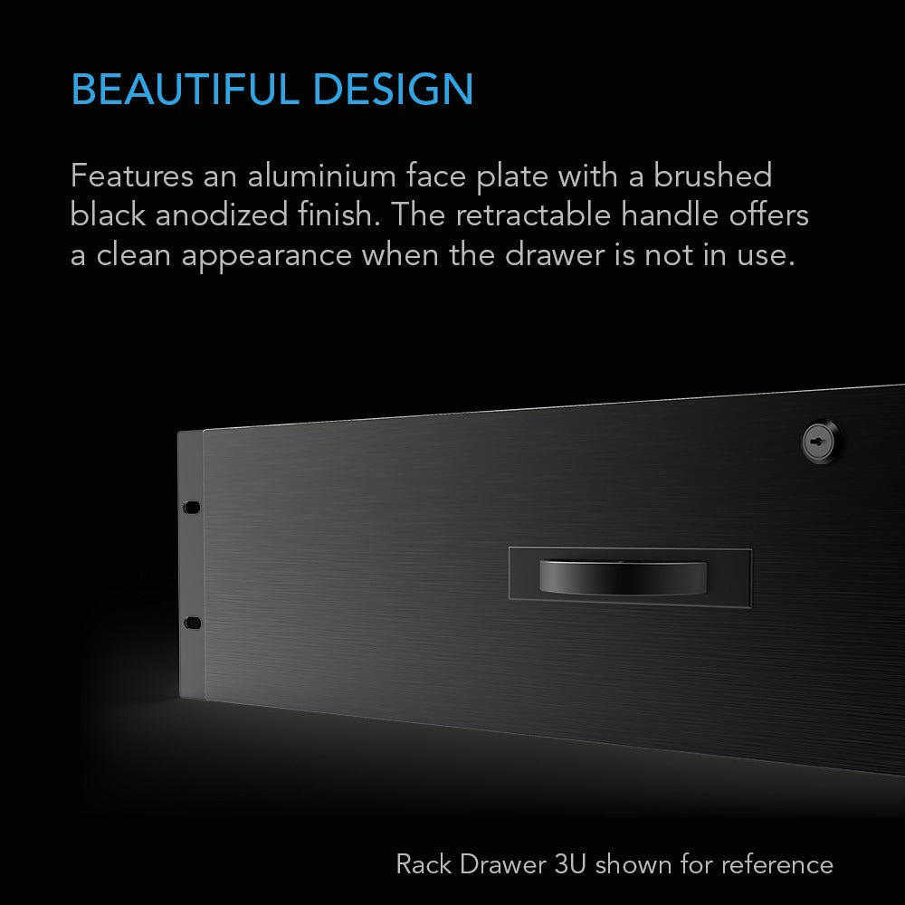 AC Infinity Heavy-Duty Rack Drawer w/ Aluminum Faceplate, 4U product image 4