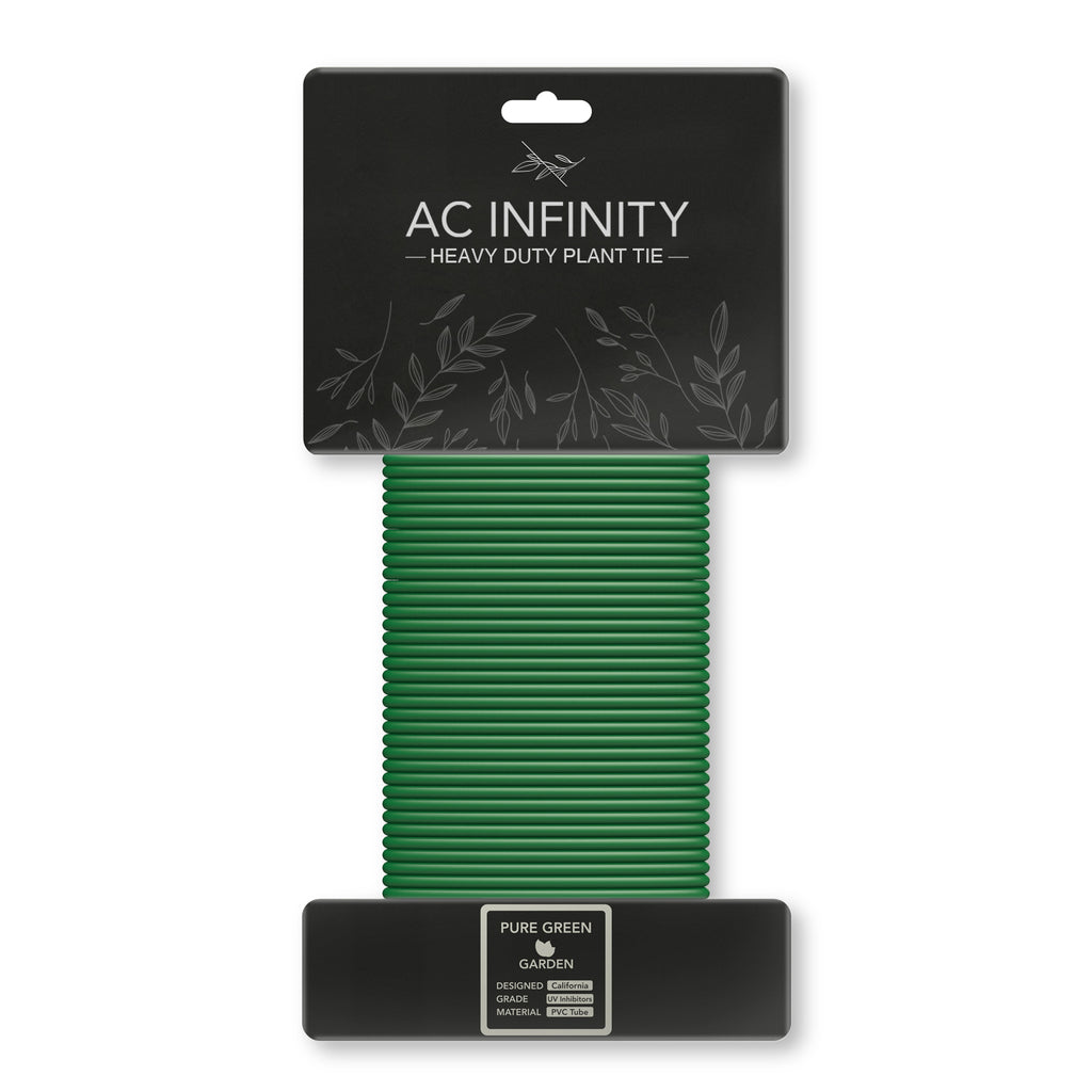 AC Infinity Heavy-Duty Twist Ties Thin Rubberized Texture 10m product image 1